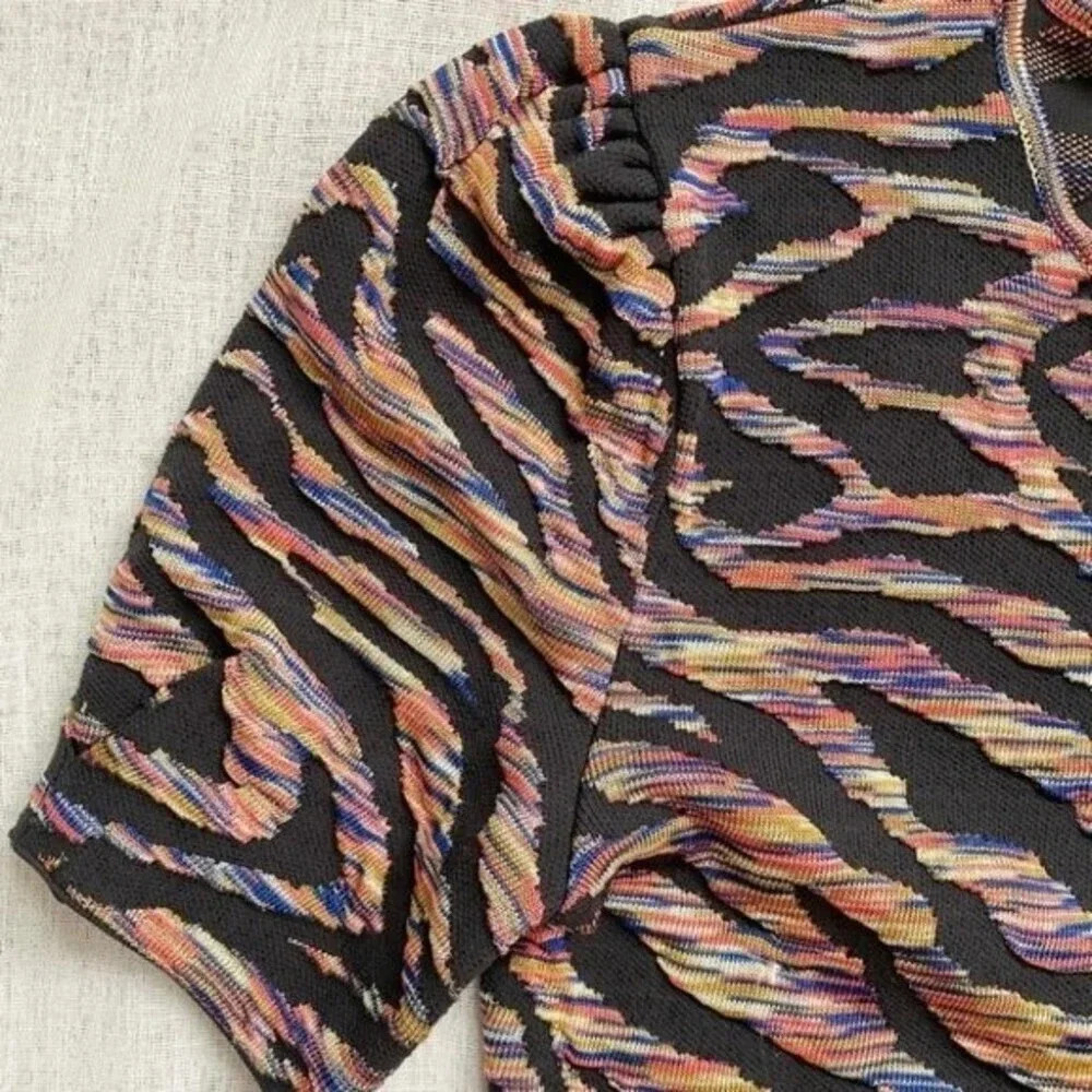 Free People 3D Knit Jacquard Bodycon Mini Dress - Picture 16 of 16